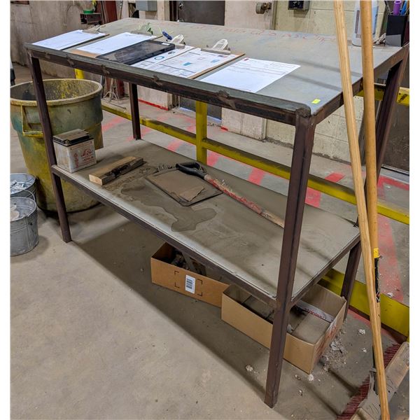 ANGLED WORKTABLE 60" X 24" X 48"