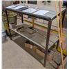 Image 1 : ANGLED WORKTABLE 60" X 24" X 48"