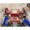 Image 2 : BALDOR 1/3HP BENCH GRINDER W/ CUSTOM MADE RACK &