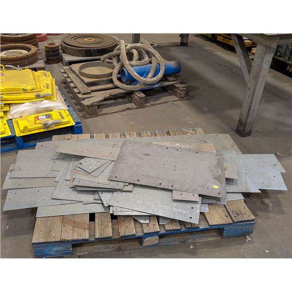 2 PALLETS OF ASSORTED HVAC FABRICATION MATERIALS
