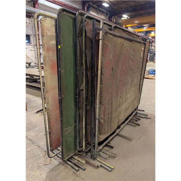 LOT OF 11 ASSORTED WELDING SCREENS