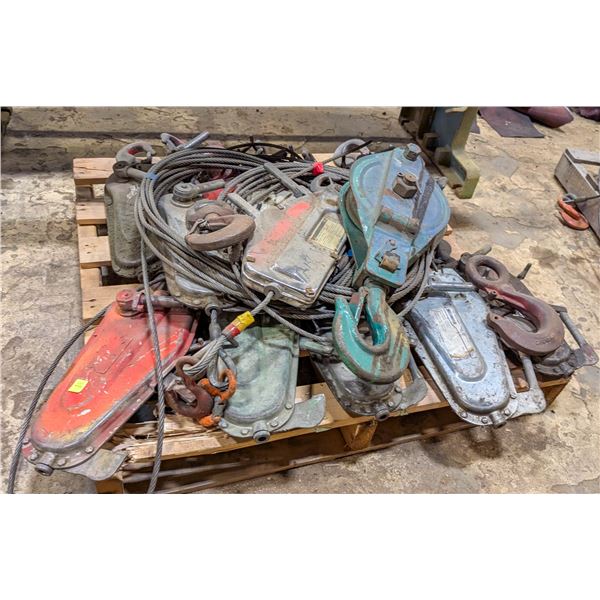 PALLET OF ASSORTED GRIP PULLERS