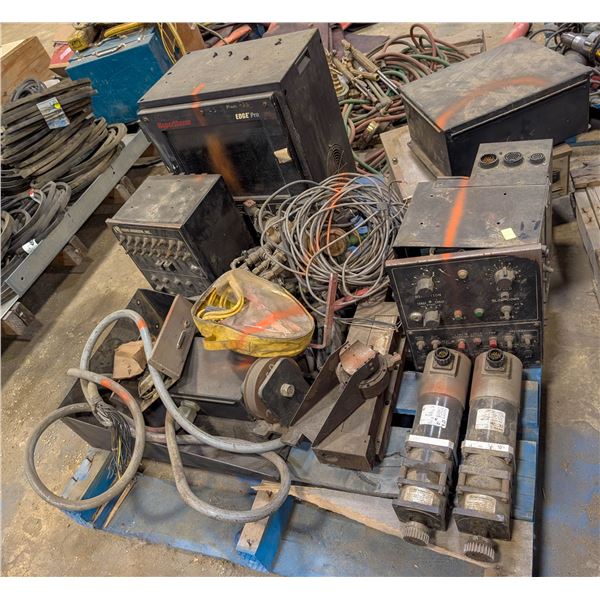 PALLET OF ASSORTED CNC CONTROL COMPONENTS *AS IS