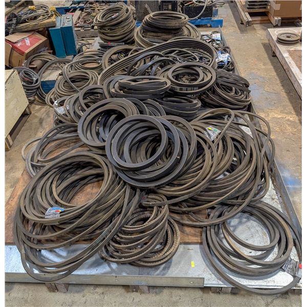 PALLET OF ASSORTED EQUIPMENT BELTS