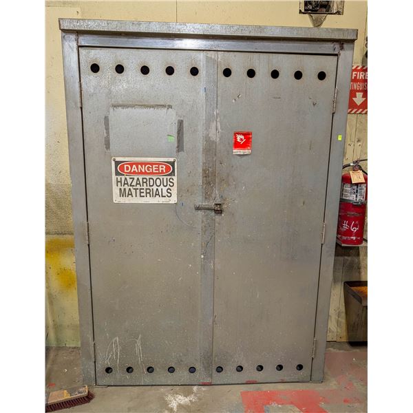 HAZARDOUS MATERIALS CABINET 60" X 17" X 83"