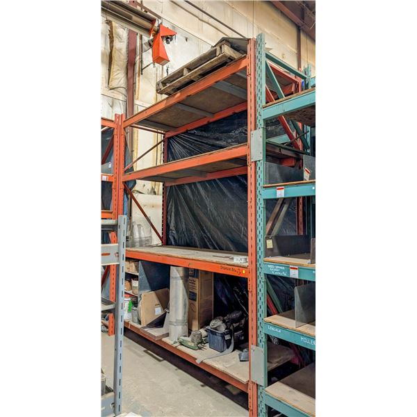 4-TIER SECTION OF PALLET RACKING 114" X 36" X 144"