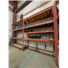 Image 1 : TWO 4-TIER SECTIONS OF PALLET RACKING W/ CONTENTS
