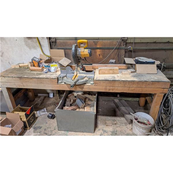 DEWALT DW703 10" COMPOUND MITRE SAW W/ CUSTOM