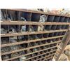 Image 2 : HARDWARE ORGANIZER W/ CONTENTS. 60" X 12" X 67"