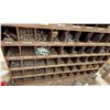 Image 3 : HARDWARE ORGANIZER W/ CONTENTS. 60" X 12" X 67"