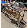 Image 1 : CUSTOM STEEL RACK W/ CONTENTS INCL: ROPE & STEEL