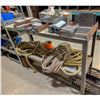 Image 2 : CUSTOM STEEL RACK W/ CONTENTS INCL: ROPE & STEEL