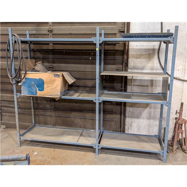TWO 3-TIER SECTIONS OF E-Z RECT RACKING