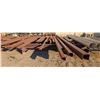 Image 1 : LOT OF 3 LONG I-BEAM STANDS W/ ASSORTED SQUARE &