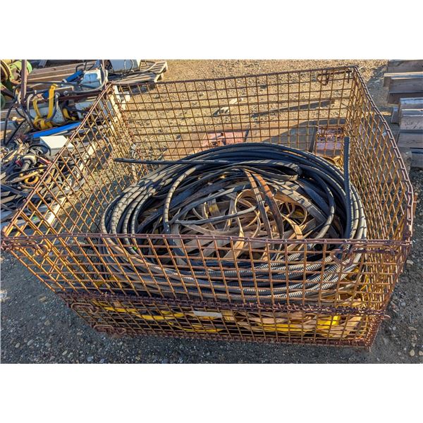 CRATE OF ASSORTED INDUSTRIAL CABLE INCL: SHIELDED