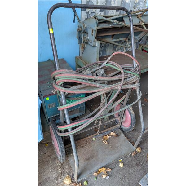 OXY ACETYLENE CART W/ HOSES & REGULATORS