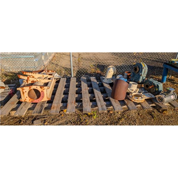 PALLET OF ASSORTED INDUSTRIAL COMPONENTS INCL: