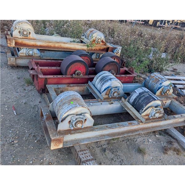 LOT OF 8 IDLER ROLLERS