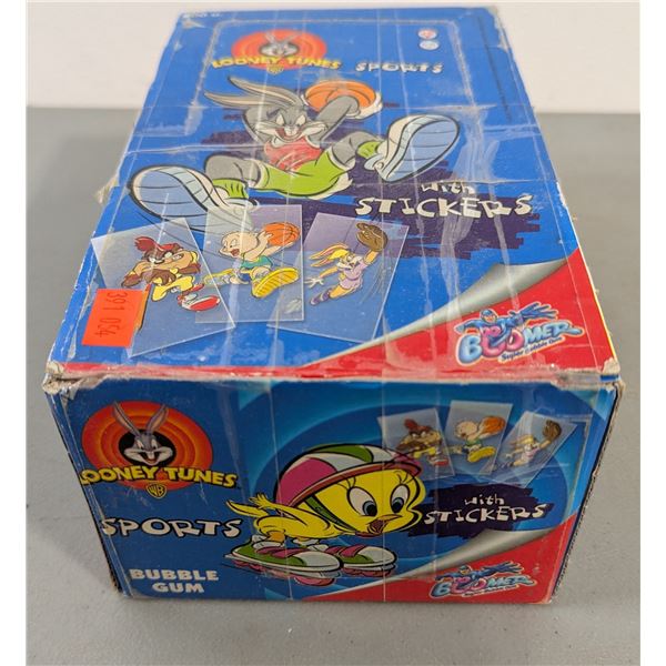 VTG Looney Tunes Sports Boomer Bubble Gum Display Box w/ Stickers