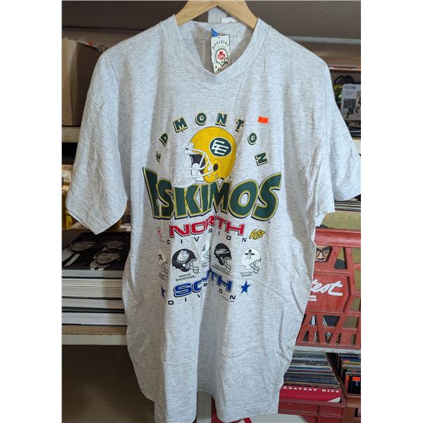 VTG 1995 Edmonton Eskimos CFL North vs. South Division T-Shirt