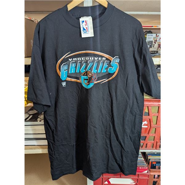 VTG 1990s Vancouver Grizzlies NBA Logo T-Shirt