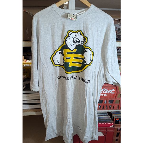 VTG 1990s Edmonton Eskimos Nanook Mascot CFL T-Shirt