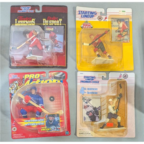 VTG Sealed Kenner Starting Lineup Figures - Gretzky, Fleury, Kariya & More