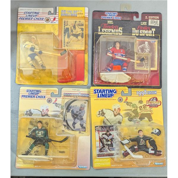 VTG Sealed Kenner Starting Lineup Figures - Mogilny, Kariya, Khabibulin & More