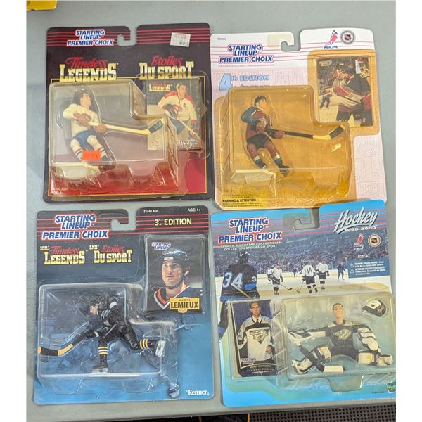 VTG Sealed Kenner Starting Lineup Figures - Lemieux, Dunham, Sakic & More
