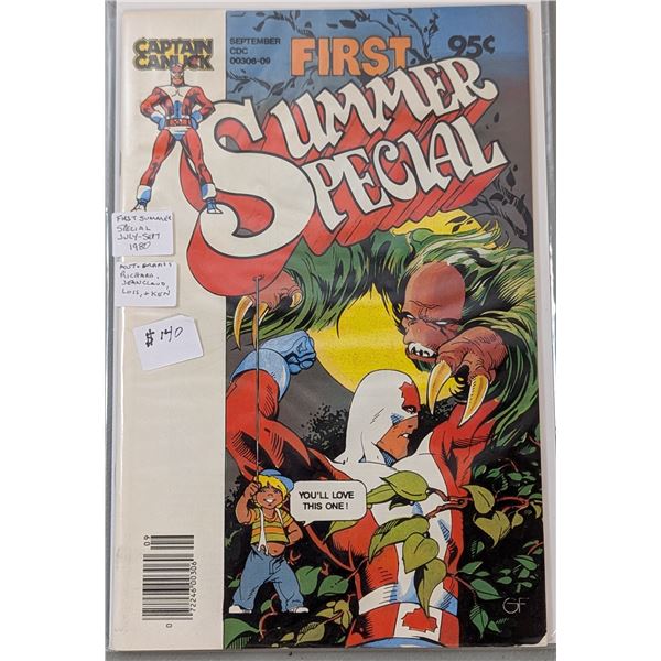 VTG 1980 Captain Canuck First Summer Special - Comely Comix