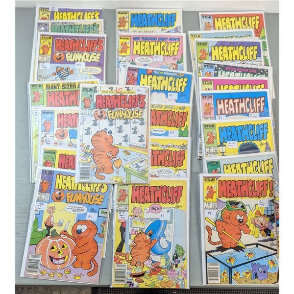 VTG Heathcliff Comic Lot - #1, Funhouse #1 & Giant-Sized Annual #1 - Marvel/Star