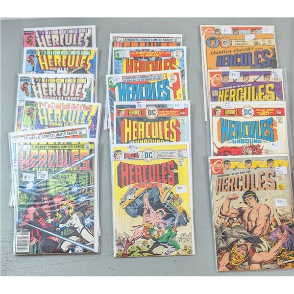 VTG Hercules Comic Lot - Charlton #1 & Marvel Prince of Power #1-4 + More