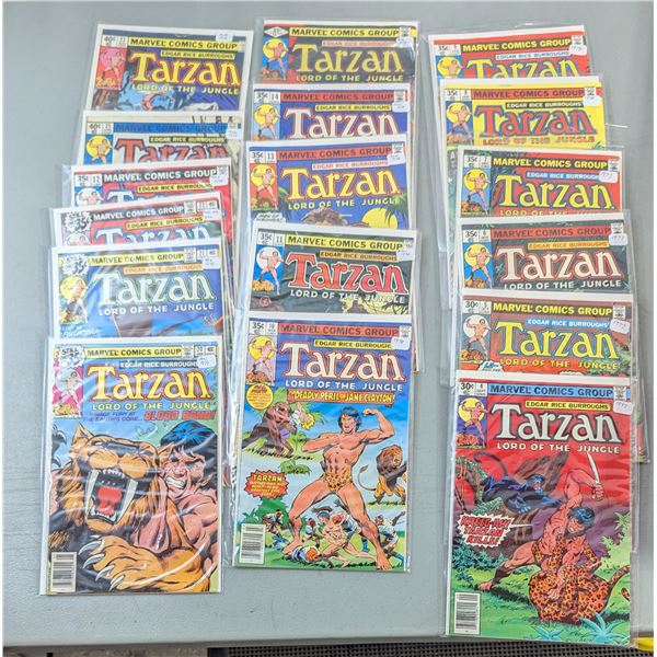 VTG Marvel Tarzan Lord of the Jungle Comic Lot - #10, #21 & More