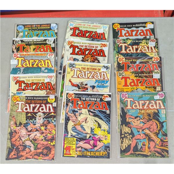 VTG DC Tarzan Comic Lot - #217, #219 & #225 - Joe Kubert