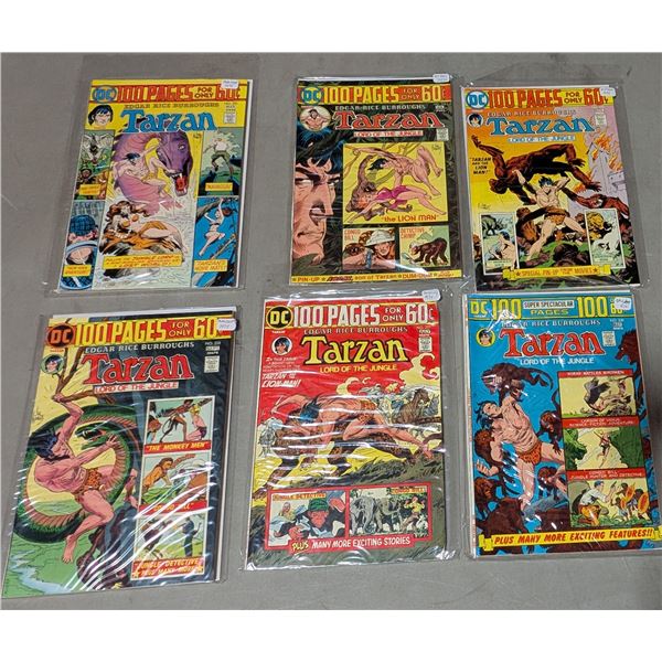 VTG DC Tarzan #230-235 Complete 100-Page Super Spectacular Run - Joe Kubert