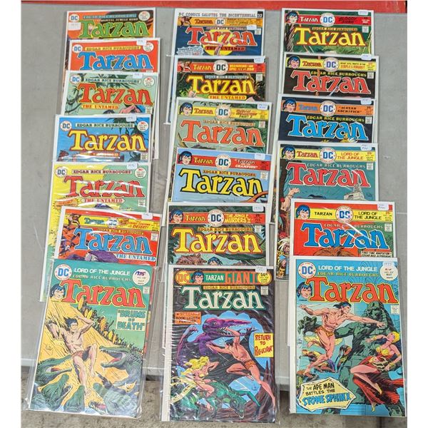 VTG DC Tarzan #237-257 Near Complete Run - 19 Comics, Missing #245 & #247