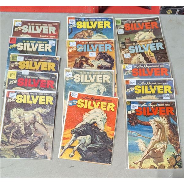 VTG Dell Hi-Yo Silver Comic Lot - #3, #16 & More - Lone Ranger's Famous Horse