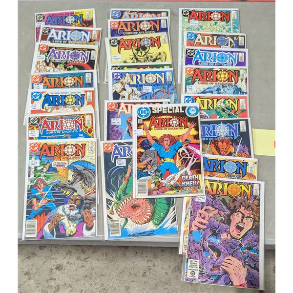 VTG DC Arion Lord of Atlantis Comic Lot - #35 Final Issue, Special #1 & More