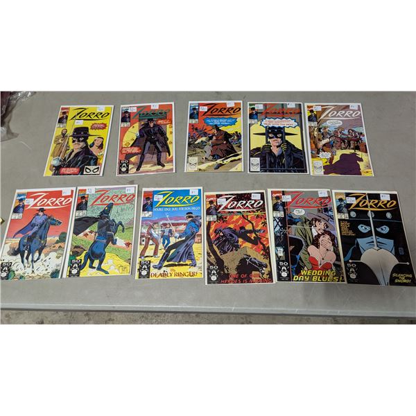 VTG 1990-91 Marvel Zorro #1-12 Complete Run
