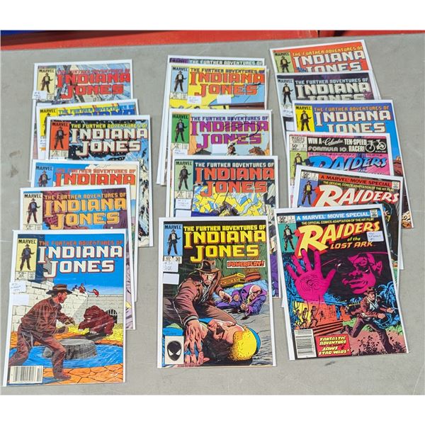 VTG Marvel Indiana Jones Comic Lot - Raiders of the Lost Ark #1-3 Complete & More