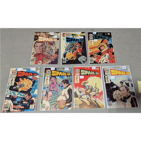 VTG 1975-76 Charlton Space: 1999 #1-7 Complete Comic Run