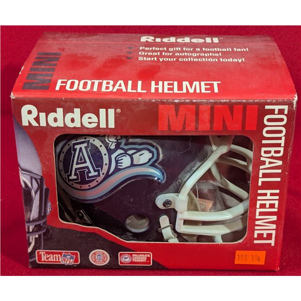 VTG Riddell Toronto Argonauts CFL Mini Football Helmet - Sealed