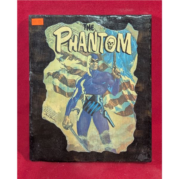 VTG 1976 The Phantom Charlton #94 Don Newton Comic Art Wood Plaque