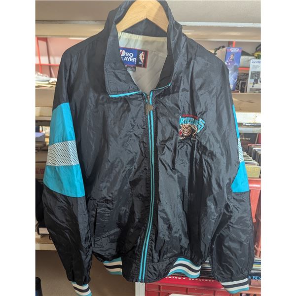 VTG 1990s Pro Player Vancouver Grizzlies NBA Windbreaker Jacket - Size L