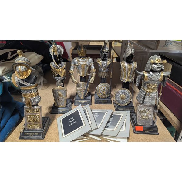 VTG 1991 Franklin Mint Armor Through the Ages Complete Set of 6 w/ Booklets
