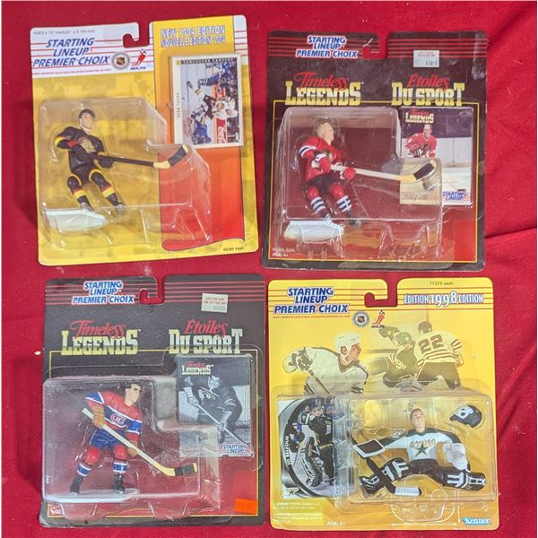 VTG Starting Lineup NHL Lot of 4 - Bure, Bobby Hull, Maurice Richard & Modano - Sealed