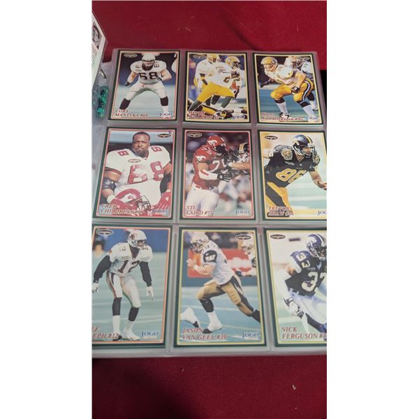 VTG JOGO CFL Football Card Binder - Boston Pizza Player Cards & More