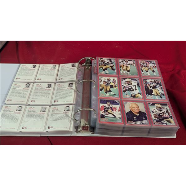 VTG JOGO CFL Football Card Collection Binder - Calgary, Ottawa & More