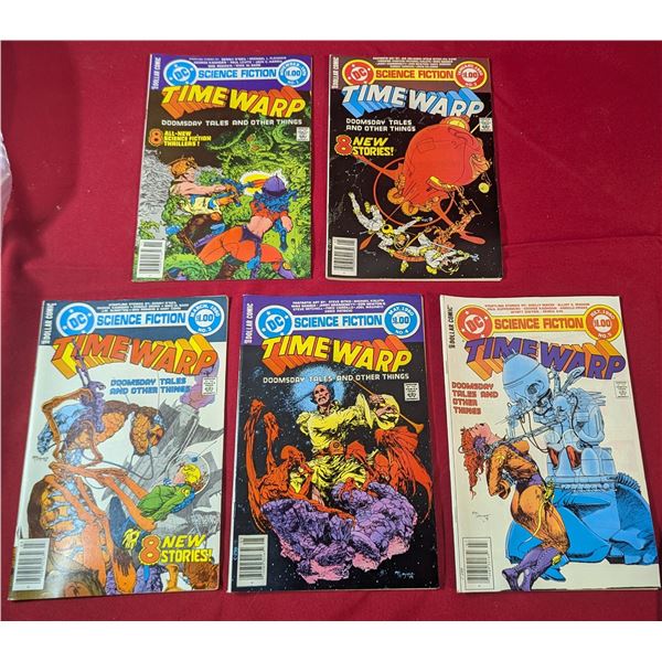 VTG 1979-80 DC Time Warp #1-5 Complete Comic Run