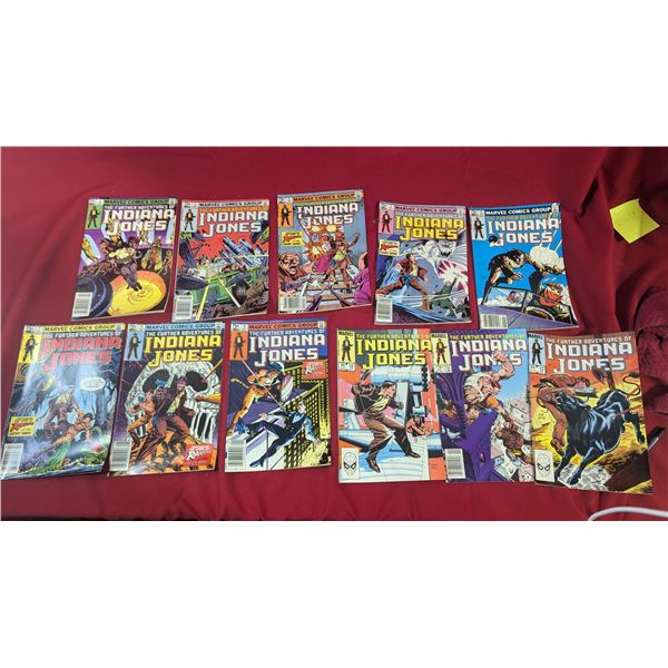 VTG Marvel The Further Adventures of Indiana Jones #2-12 Consecutive Run
